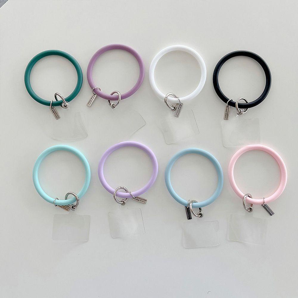 Ốp Điện Thoại Dẻo Họa Tiết Độc Đáo Kèm Vòng Đeo Tay &amp; Dây Đeo Chống Rơi Chống Thất Lạc Tiện Dụng