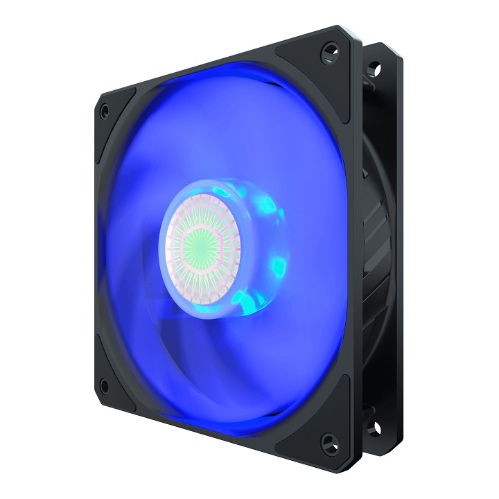 Quạt fan case 12cm Cooler Master SickleFlow 120 Blue - Sức gió tốt, quay êm, bền bỉ, đèn led đơn xanh dương