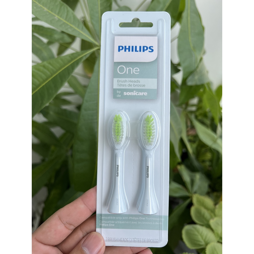 Đầu bàn chải thay thế bàn chải điện Philips One Soniccare BH1022, vỉ 2 cái