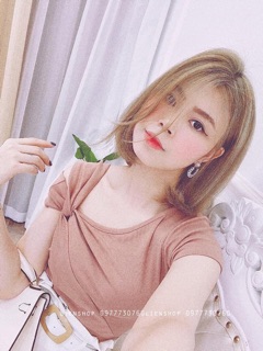 Áo phông nơ cộc tay cá tính