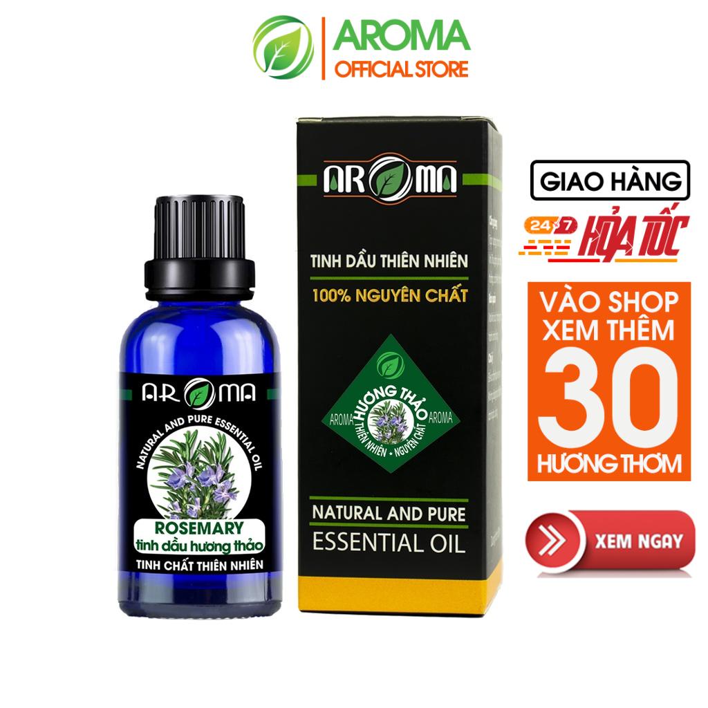 [Mã LIFE20KALL giảm 10% đơn 50K] Tinh dầu Hương thảo Rosemary AROMA, tinh dầu thơm phòng, nguyên chất tự nhiên