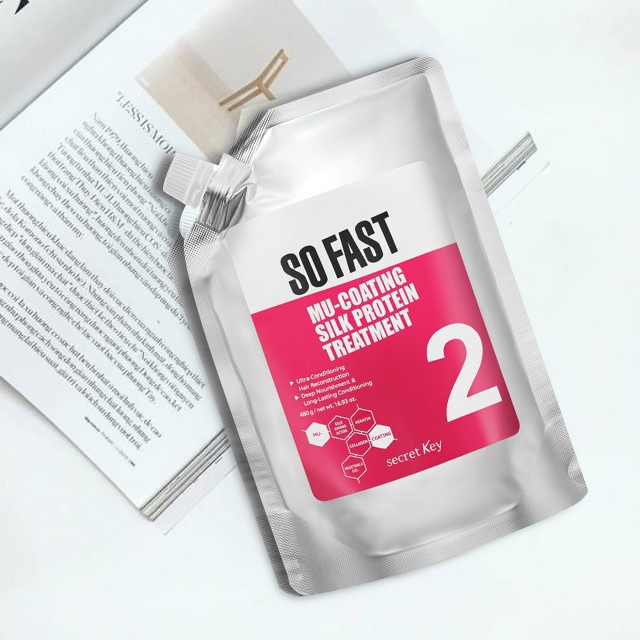 Kem Ủ Tóc Secret Key So Fast Mu-Coating Silk Protein Treatment 480g