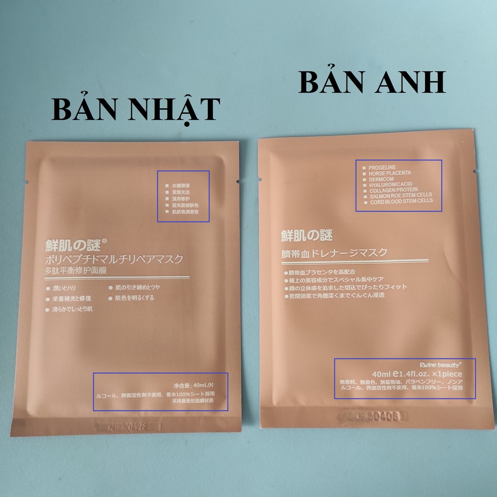 |MUA 10 TẶNG 1| Mặt Nạ Nhau Thai Tế Bào Gốc Rwine Beauty Stem Cell Placenta Mask | Thế Giới Skin Care