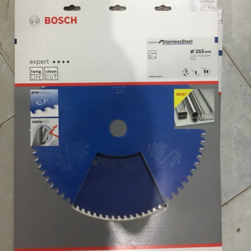 Lưỡi cắt inox bosch 355*25,4*90T