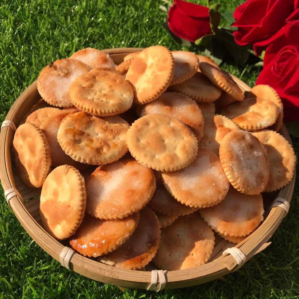 Bánh lạt đường tròn - giá sỉ - 250g / 500g