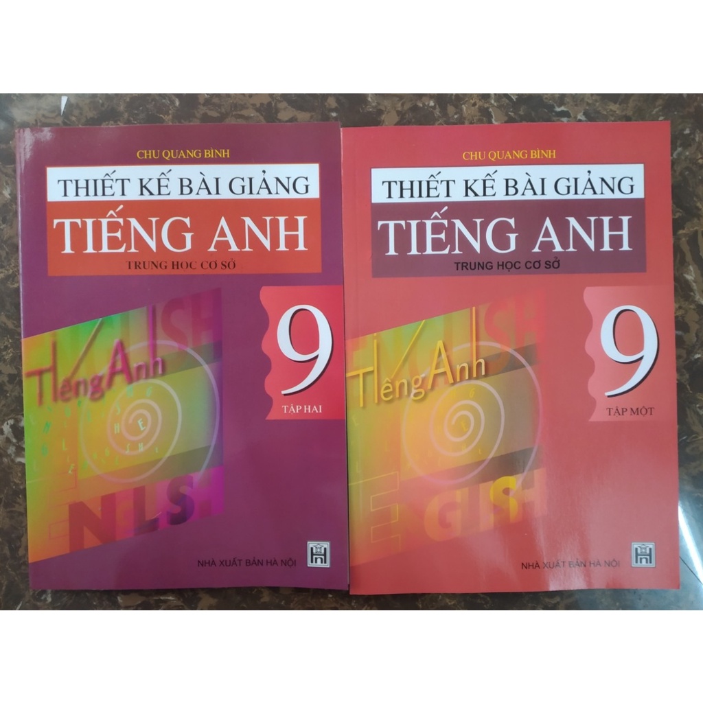 Sách - Combo Thiết kế bài giảng Tiếng Anh 9 (Tập 1 + Tập 2)