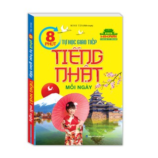 Sách - 8 phút tự học giao tiếp tiếng Nhật mỗi ngày