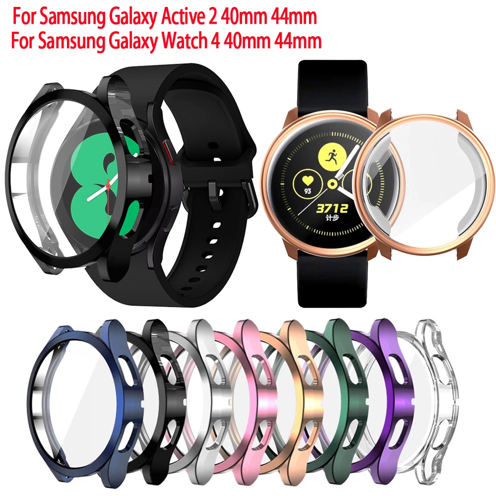 Galaxy Watch 4 Case Screen Protector Protective Silicone Cover For Samsung Galaxy Watch 4 Active 2 40mm 44mm