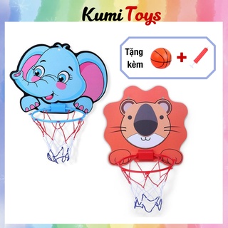 Bộ Bóng Rổ Treo Tường - Đồ Chơi Ném Bóng Rổ Cho Bé Rèn Luyện Vận Động Phát Triển Chiều Cao Kumi toys