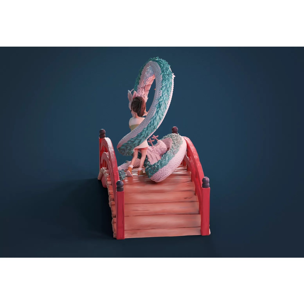 File in 3D mô hình Spirited Away - Haku - Chihiro Ogino