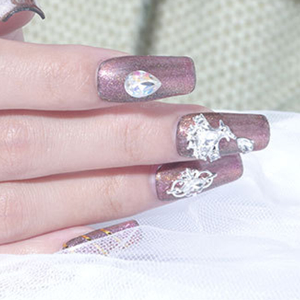 [Hàng mới về] Set 10 phụ kiện đính móng tay 3D xinh xắn trang trí nghệ thuật