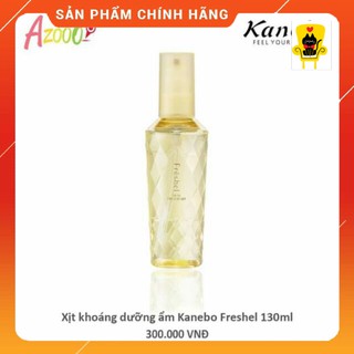 Xịt Khoáng Dưỡng Ẩm Kanebo Freshel 130ml cung cấp khoáng, Độ Ẩm,(Tặng kèm bông tẩy trang Ipek 80pcs)