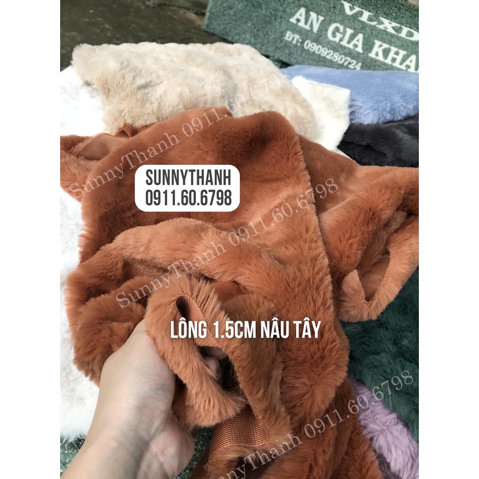 SALE QUÁ RẺ ! Sale vải khúc lông thỏ LẠNH siêu mềm mịn mướt - giá bèo so với vải mét