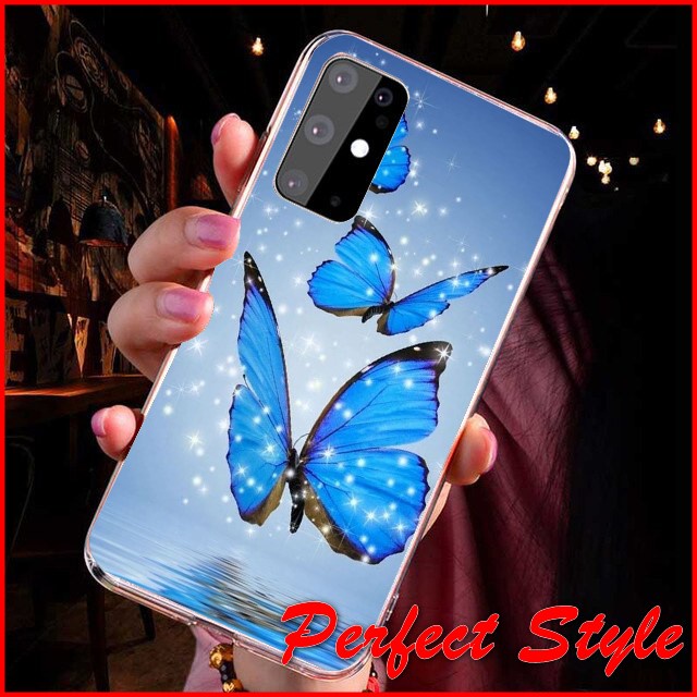 Ôp lưng silicon in uv bướm xinh Vivo Y21 Y21s V15 V15s Y17 Y20 Y20i Y20s V20 V21 Y55 Y72 5g Y53S 5g