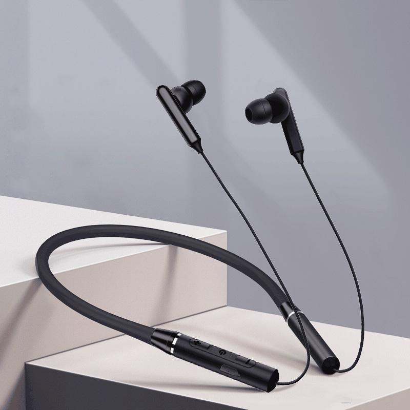 Tai Nghe Bluetooth Không Dây Đeo Cổ Có Nam Châm Hít Chất Lượng Cao