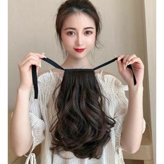 tóc giả cột xoăn 35_40cm cao cấp