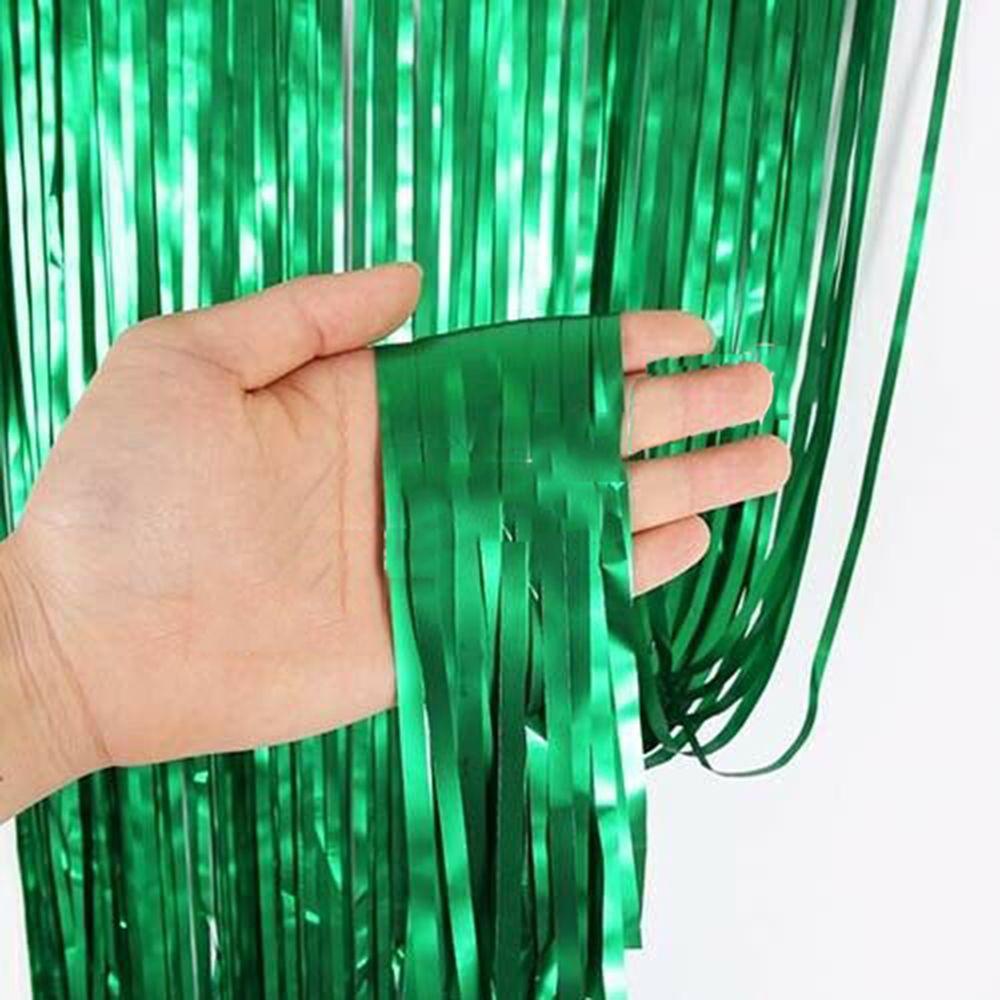 Rèm Cửa Kiểu Tua Rua Màu Laser Độc Đáo Trang Trí Tiệc Tùng