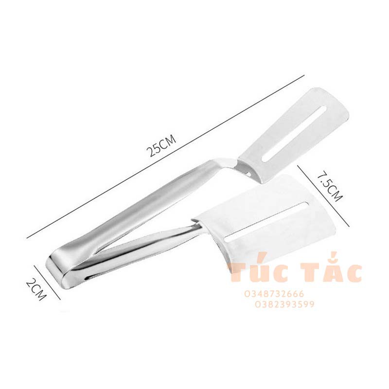 Kẹp gắp inox, xẻng gắp thức ăn nóng - Chợ Túc Tắc