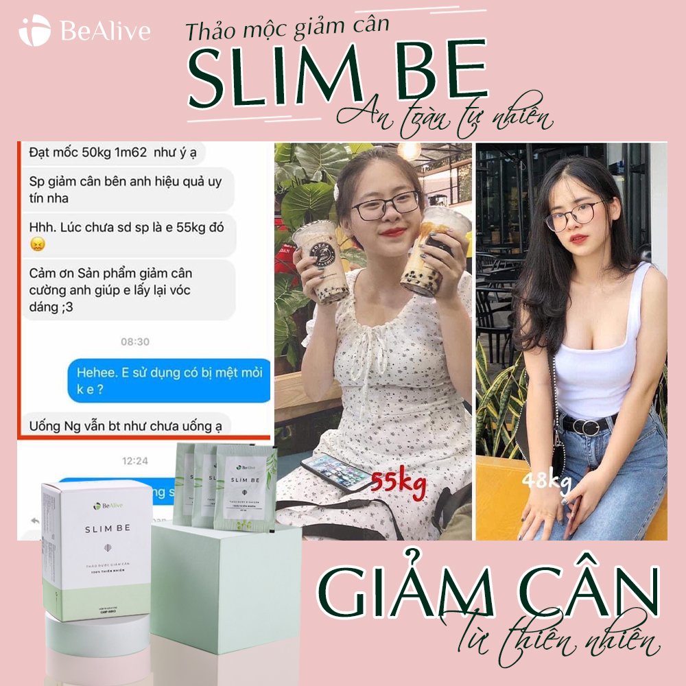 Giảm Cân Slim Be Mới Dạng Viên Chính Hãng Hộp 30 Viên