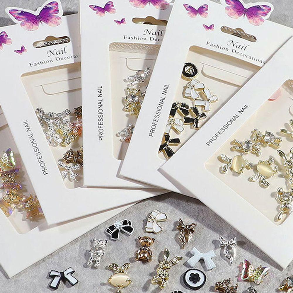 Phụ Kiện Trang Trí Móng Tay 3D Nhiều Kiểu Dáng Thời Trang