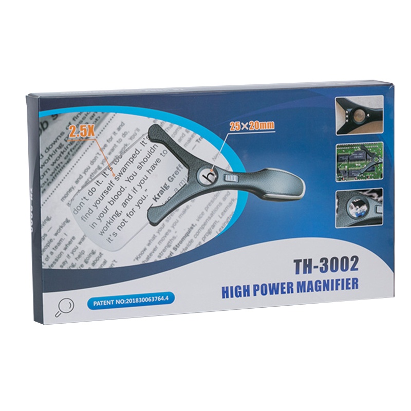 Kính Lúp 2 5X 55X Có Đèn LED Độ Phóng Đại Cao Phù Hợp Cho Đọc Sách Thủ Công