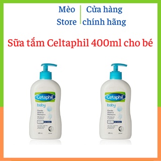 Sữa tắm gội dịu nhẹ cho bé Cetaphil Baby 400ml, Hàng nội địa Úc, có tem chemist