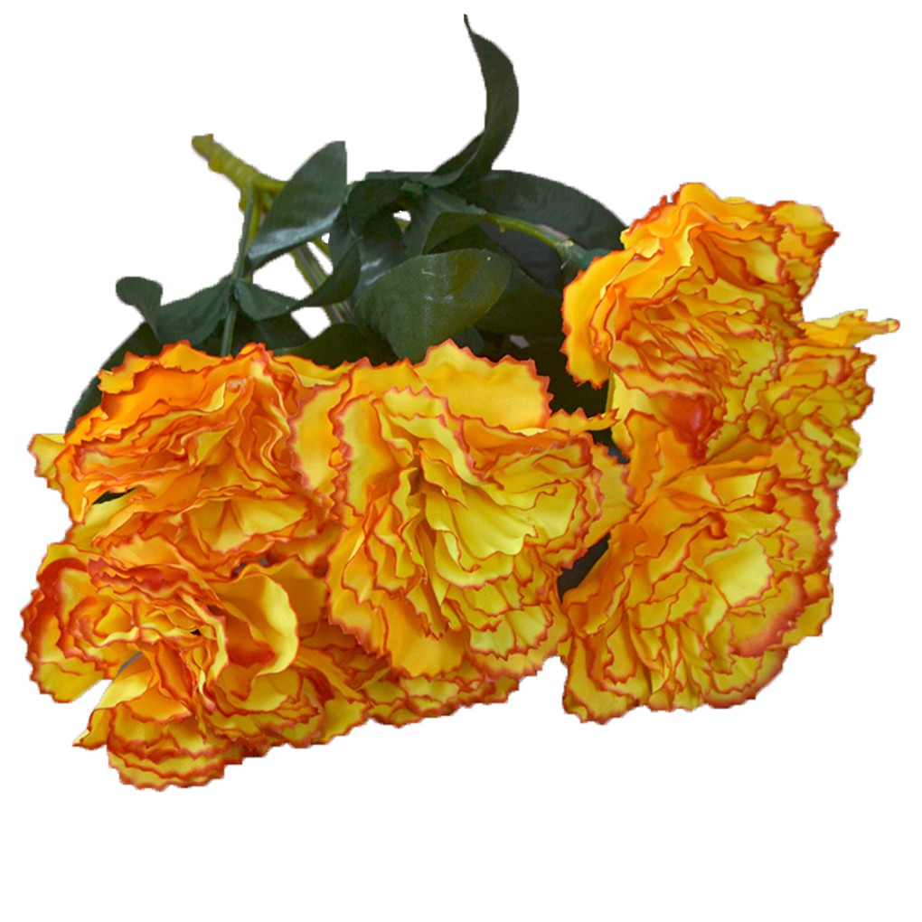 Bó hoa cẩm chướng nhân tạo 5 bông trang trí