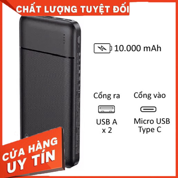 Pin Sạc Dự Phòng 10000Mah Remax RPP 256 Chính Hãng