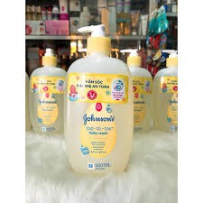 Sữa tắm gội Johnson's baby top-to-toe 500ml