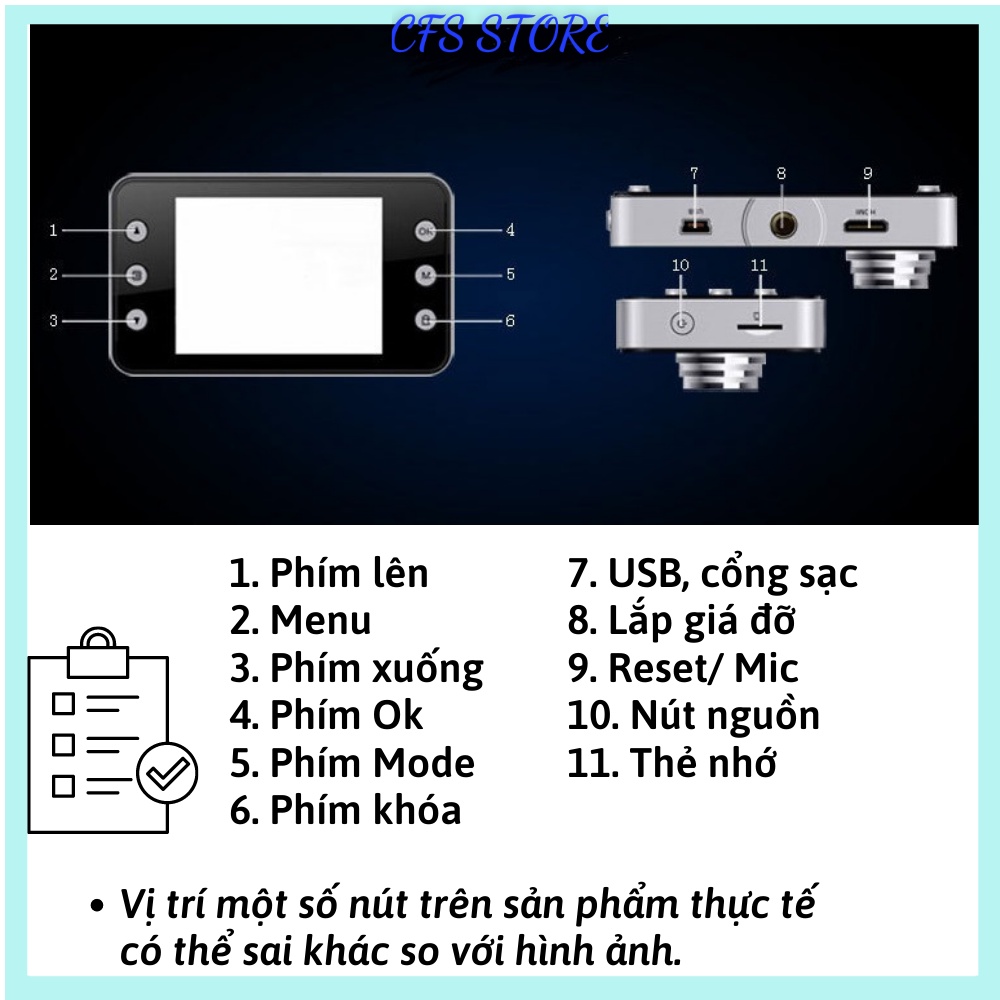 Camera hành trình ô tô full HD giá rẻ, cam hanh trinh mini