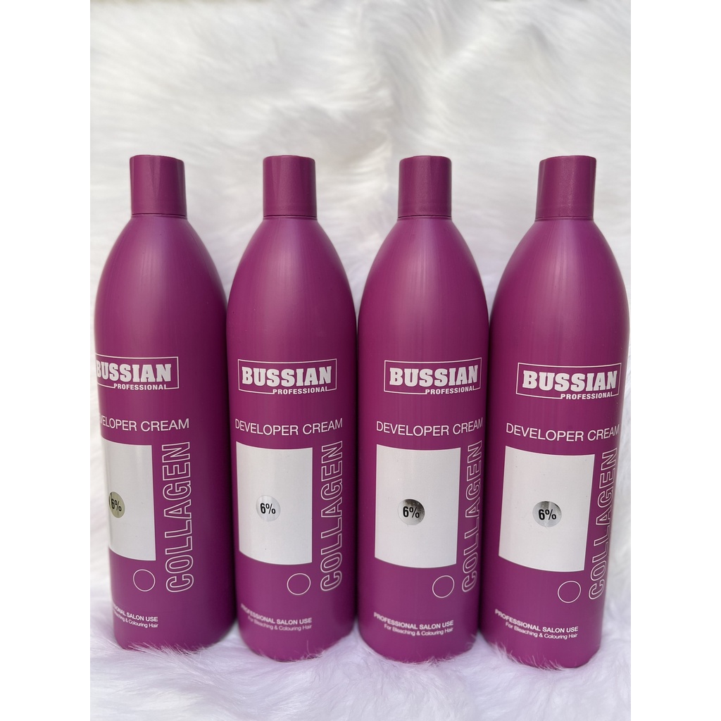 Oxy Nhuộm Tóc Bussian Chính Hãng 6% - Hương Trái Cây - Lên Chuẩn Màu Không rát da đầu - 1000ml