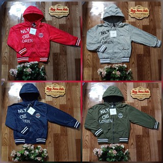 [hàng cao cấp] Áo khoác dù thu đông cho bé trai size trung 18-28kg, VNXK chất lượng cao