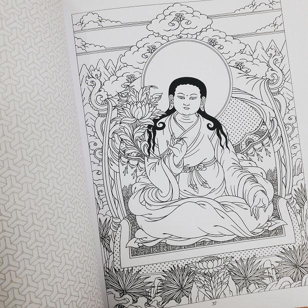 Sách - Sách tô màu Nghệ thuật Phật giáo 2