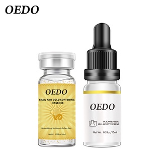 Bộ Sản Phẩm Tinh Chất Vàng Ốc Sên Hyaluronic Acid Chống Lão Hóa 12ml + Serum Chống Nếp Nhăn OEDO Làm Trắng Da 10ml