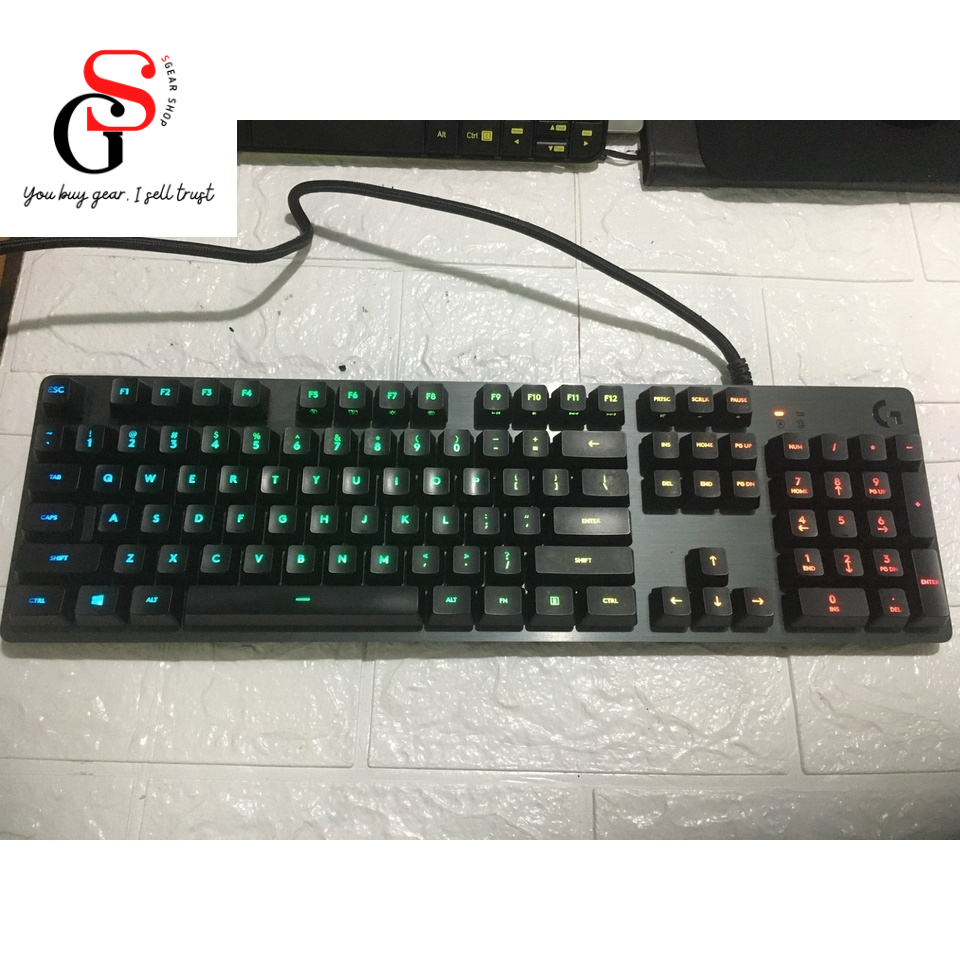 Bàn phím cơ Logitech G512: switch Romer-G Linear tốc độ cao, hợp kim nhôm máy bay bền bỉ, bóng đẹp- 2nd