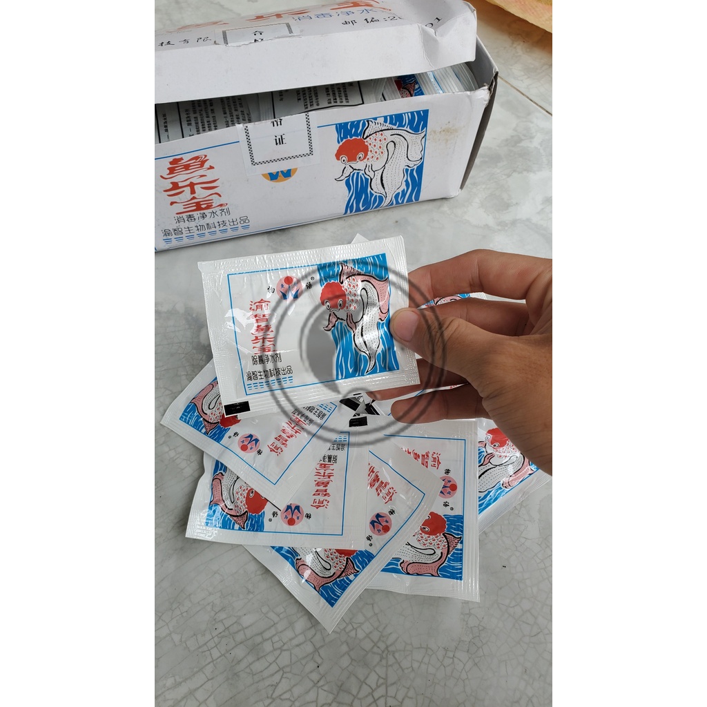 Viên khử clo tránh sốc nước khi thay nước bể cá cảnh