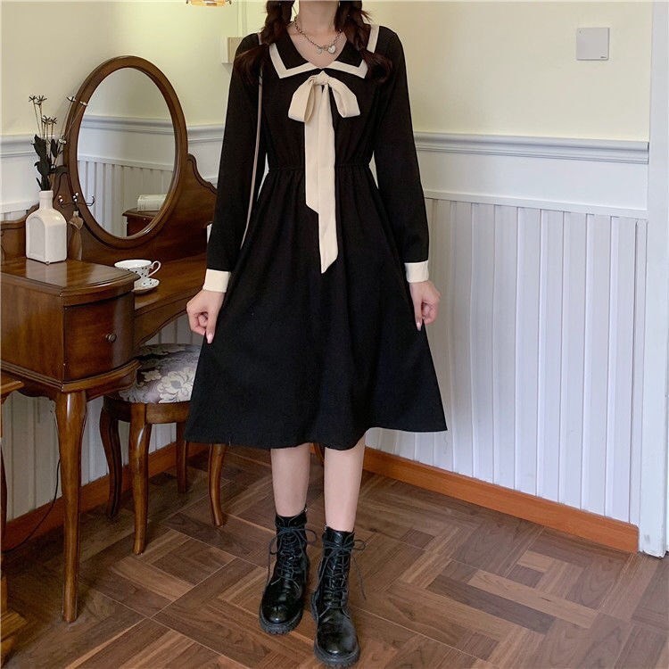 [ Mã FAMAYWA2 giảm 10K đơn 50K] (New) VÁY MAXI NỮ THẮT NƠ PHỐI TAY Ulzzang - ĐẦM POLO CỔ BẺ THỦY THỦ TRẮNG ĐEN | BigBuy360 - bigbuy360.vn