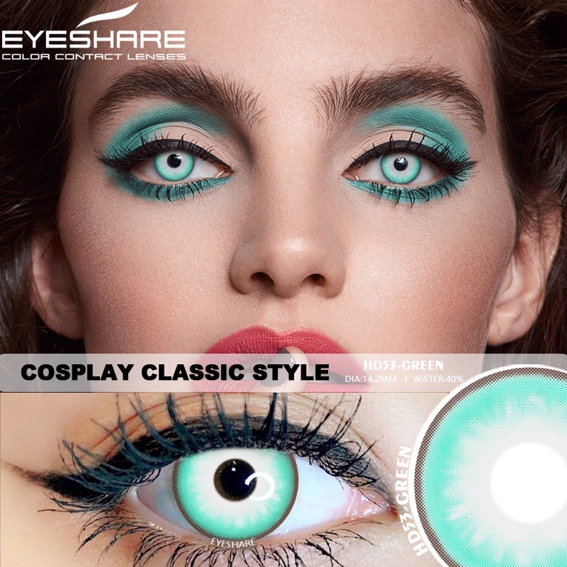 EYESHARE Cặp Kính Áp Tròng Dùng Hóa Trang Halloween thời trang