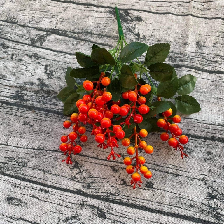 Nhánh Cherry Giả Cao Cấp Siêu Xinh Decor Trang Trí | Hà Hoa Flower