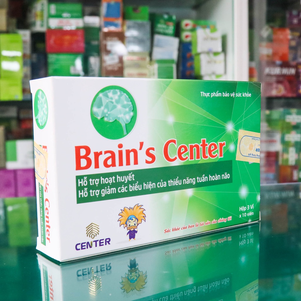 {Date xa} Brain’s Center – Hỗ trợ hoạt huyết dưỡng não, tăng cường tuần hoàn máu lên não, ngăn ngừa tai biến (Hộp 30v)