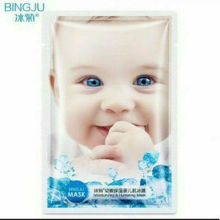 Mặt nạ em bé đá băng bổ sung nước