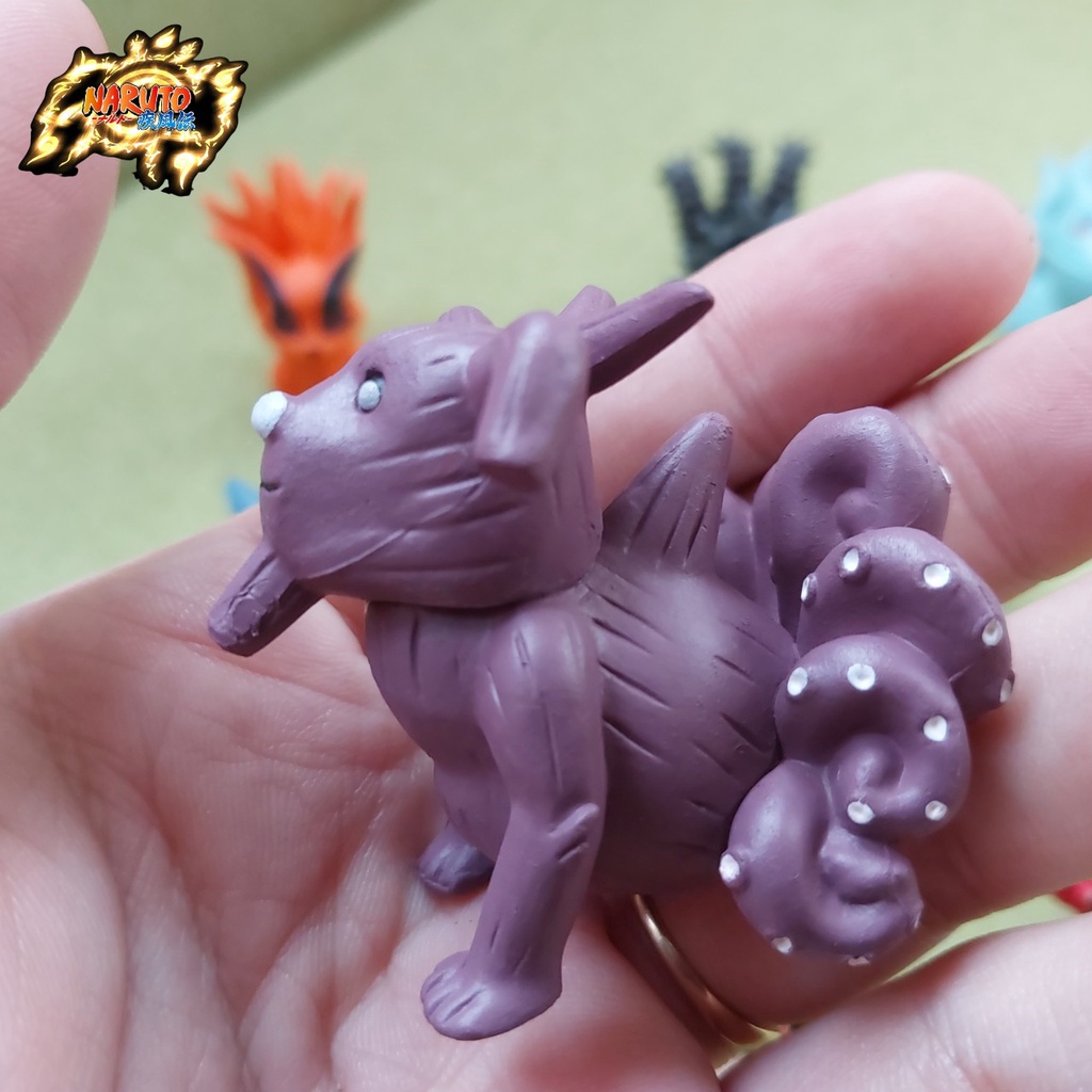 Mô hình Bát Vĩ Khổng Ngưu Naruto Hachibi Gyuki Một trong Cửu vĩ thú hoạt hình nhẫn giả Na Ru To 1524 9