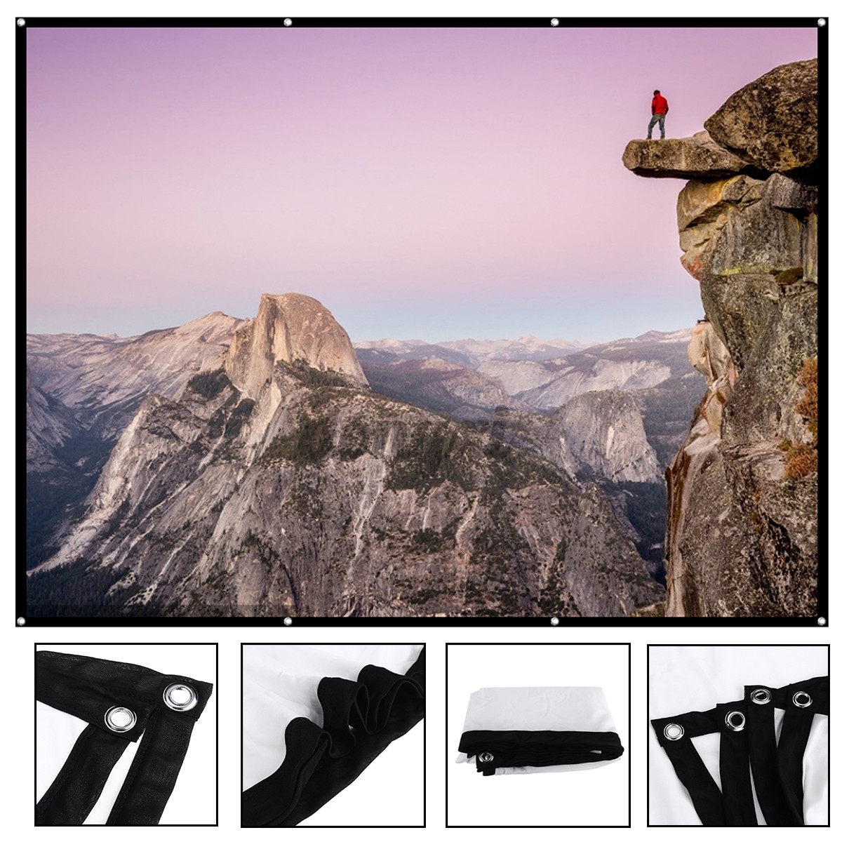 Màn Hình Máy Chiếu 120inch Tỉ Lệ 4: 3