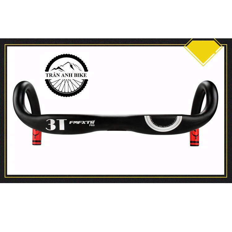 Ghi đông xe đạp road nhôm 3T FMF XTR PRO 420x31.8mm