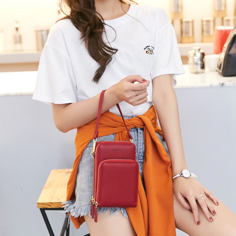 Túi Đựng Điện Thoại Mini Đa Năng Thời Trang Phong Cách Hàn Quốc Cho Nữ