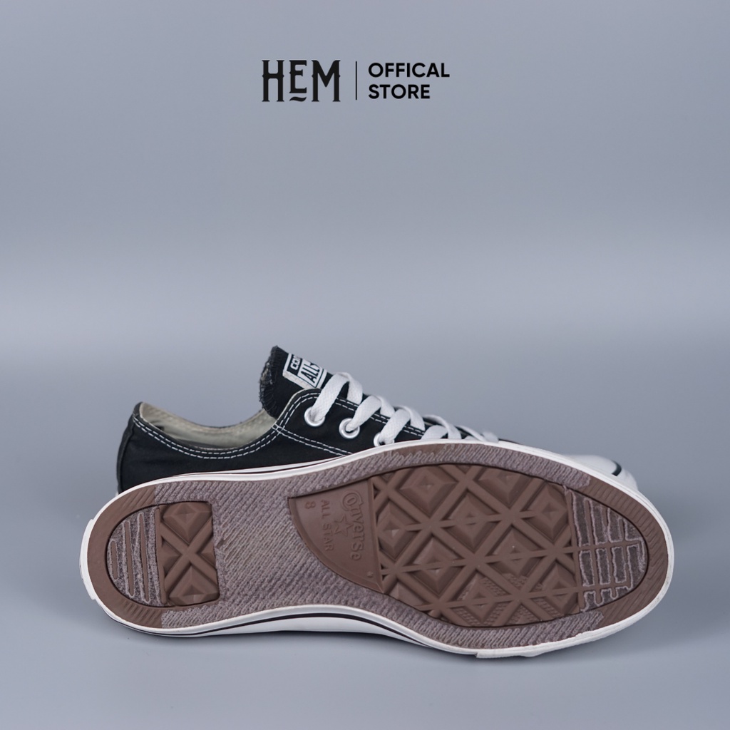 Giày Converse Đen Cổ Thấp Real 2hand Cond 9