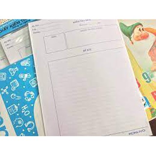 Giấy kiểm tra Campus không chấm xanh (25 tờ đôi)