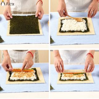 Mành tre cuốn shushi (kimbap)