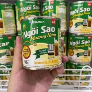 Unisexfashion  Kem đặc có đường Ngôi sao Phương Nam xanh lá lon 380g