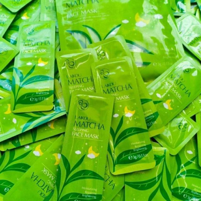 LAIKOU MATCHA SLEEPING FACE MASK